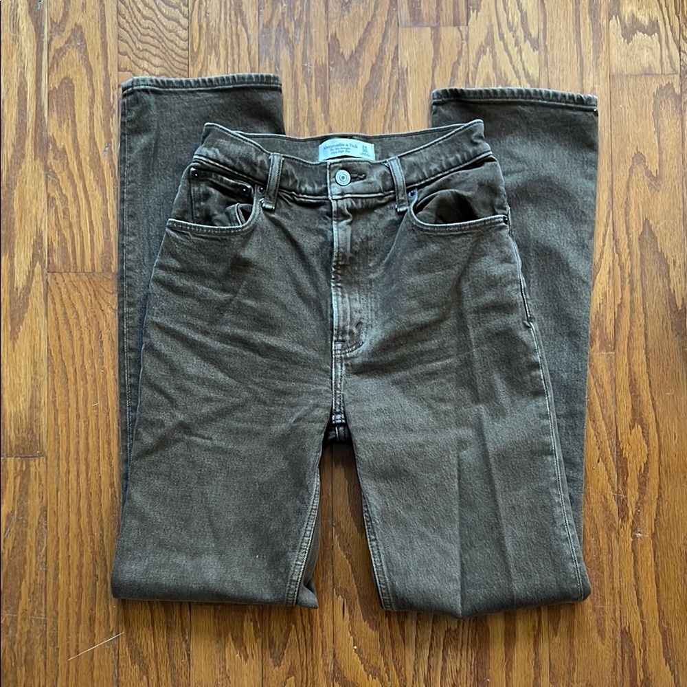 Abercrombie & Fitch Brown Ultra High Rise Jeans